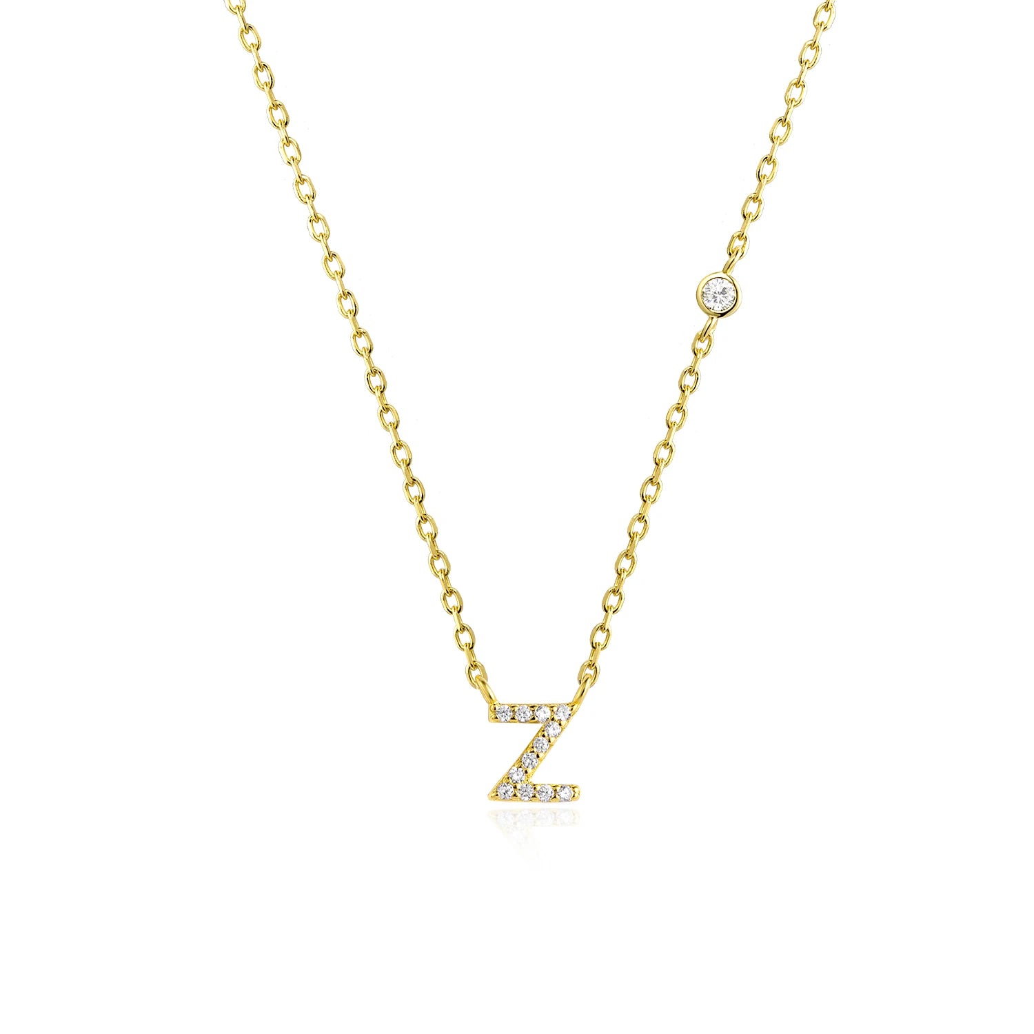 Mono Initial Necklace