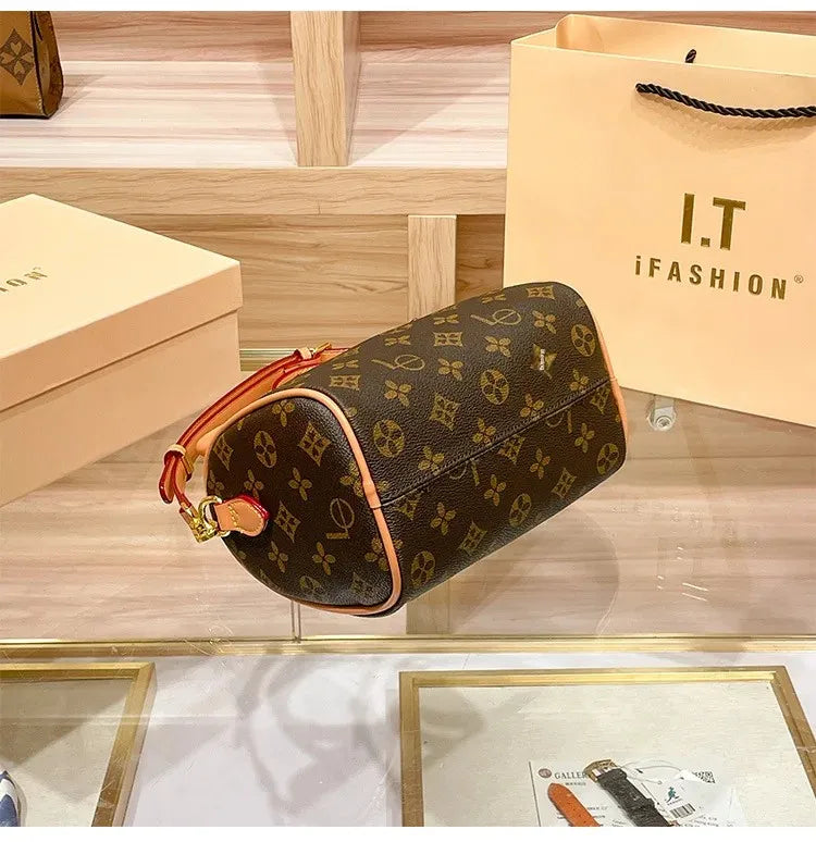 Women's Pillow Handbag Vintage Floral.Fashionable And Stylish Bag