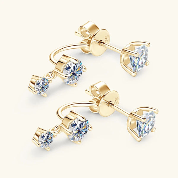 Double-Sided Stud Earrings