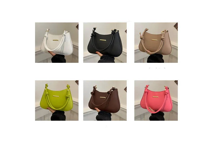 Underarm Shoulder Bags for Women.New Texture PU Leather Crossbody Bag