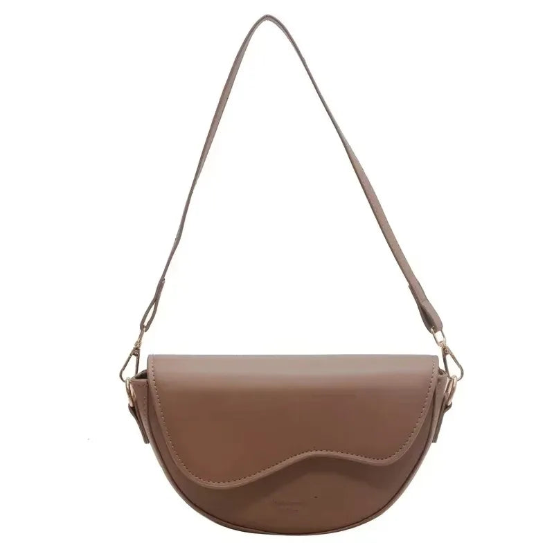Leather Luxury Handbag. Shoulder Crossbody Handbag
