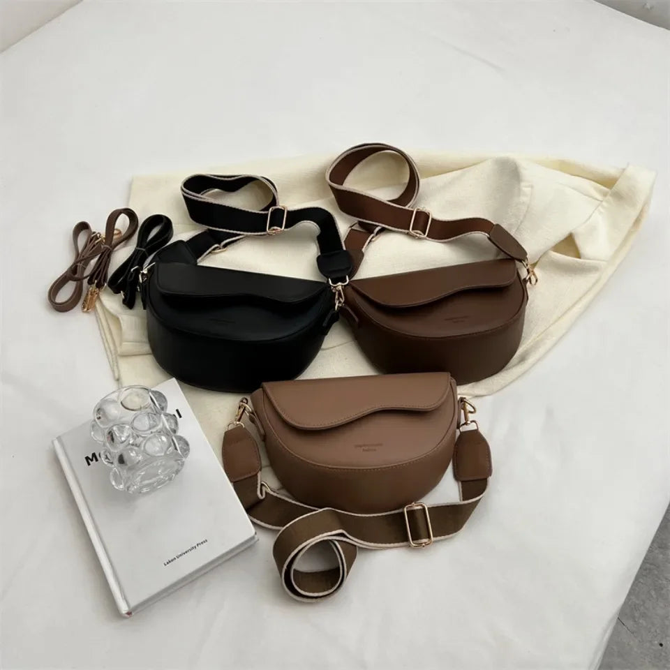 Leather Luxury Handbag. Shoulder Crossbody Handbag