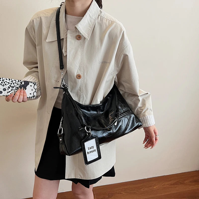 Leather Crossbody Shoulder Bag for Women 2025 Luxury Designer