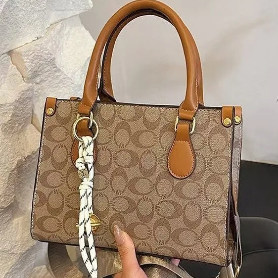 High Quality, Retro Vintage Flower Handheld Tote Bag