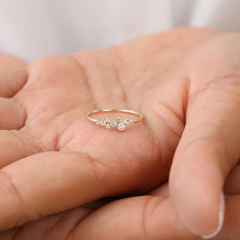 Floral Cluster Ring