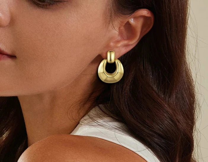 Gold Plated Hoops