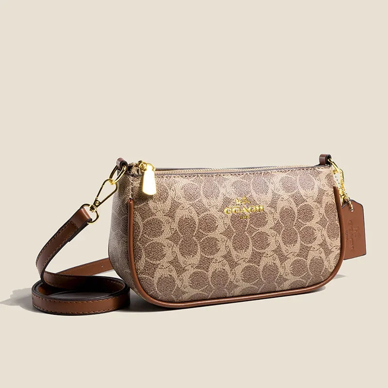 Fashionable Underarm Printed Handbag .High-End Versatile Crossbody bag