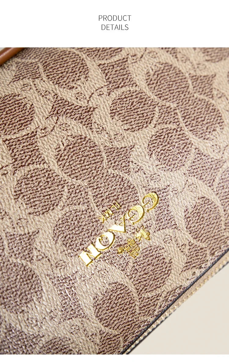 Fashionable Underarm Printed Handbag .High-End Versatile Crossbody bag