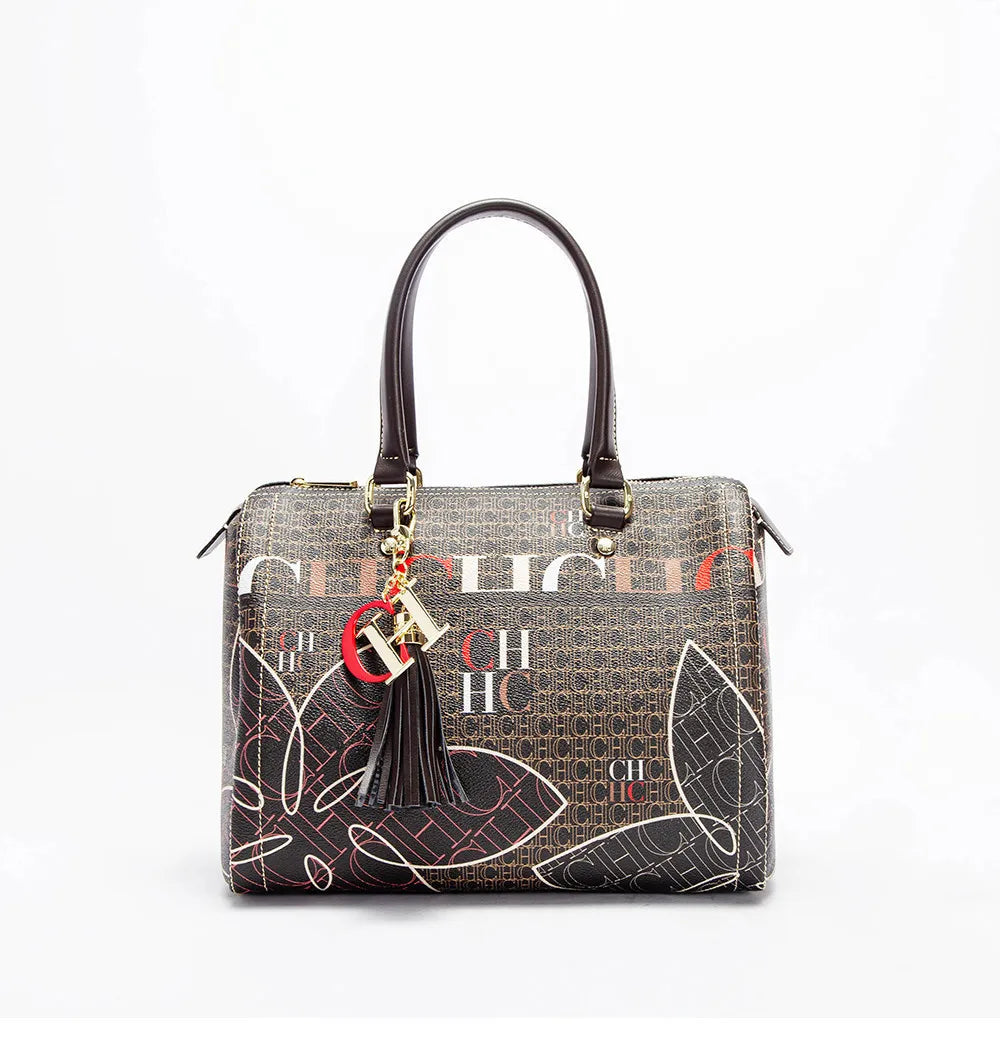 Exquisite Floral Pattern Travel Banquet High Grade Handbag