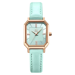 Luxury Quartz Watch with Leather Strap