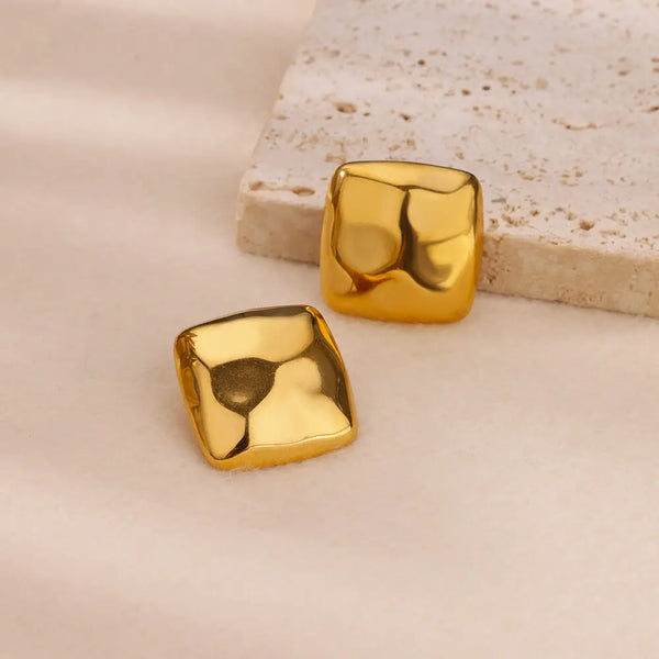Square Stud Earrings