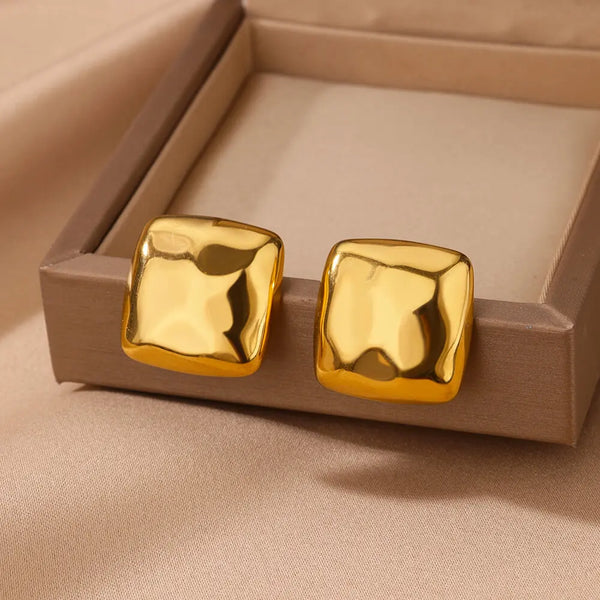 Square Stud Earrings