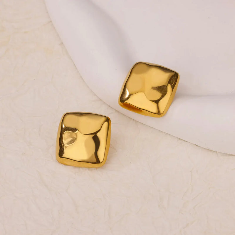 Square Stud Earrings