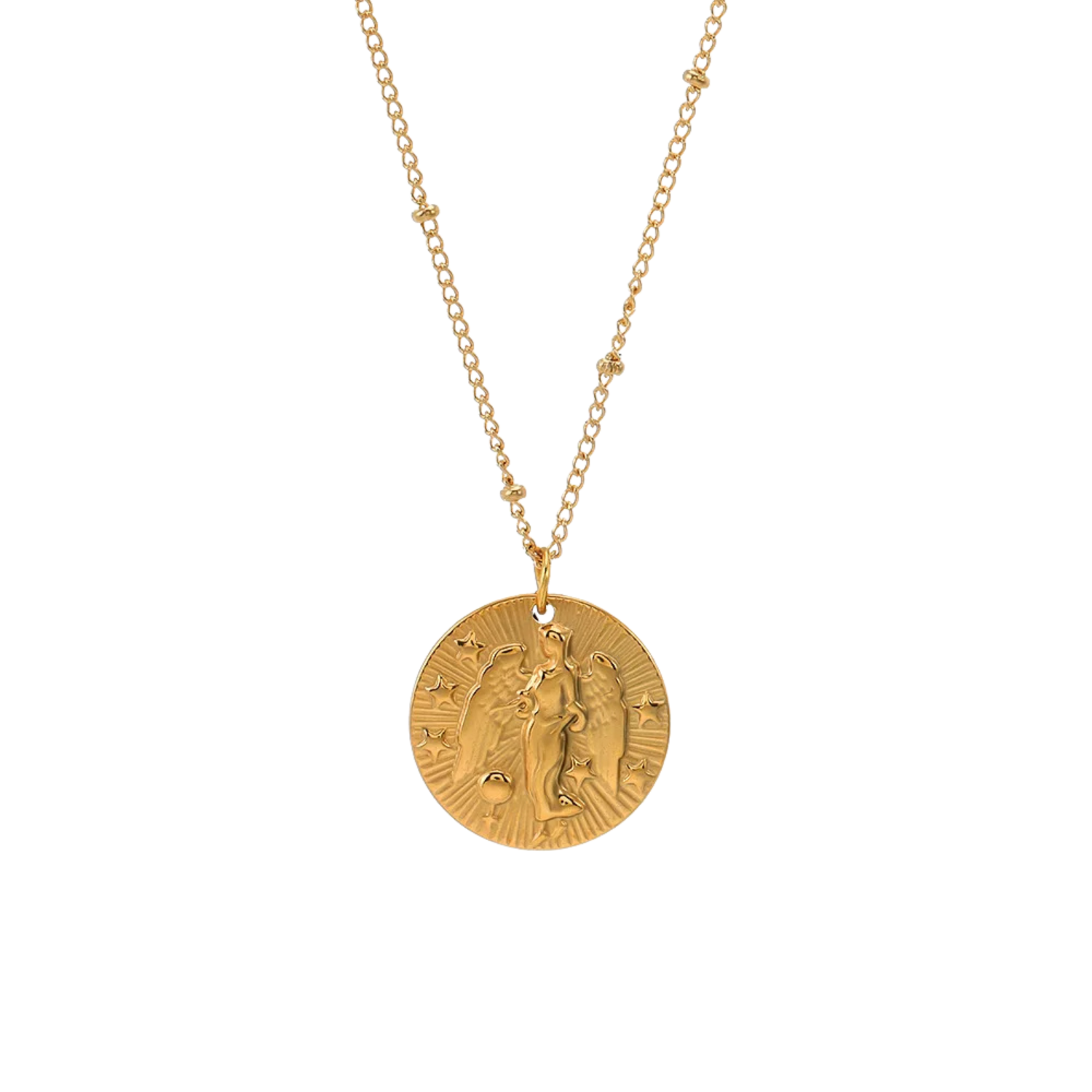Zodiac Golden Amulet Necklace