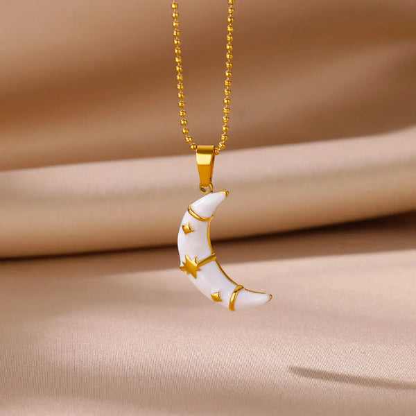 Celestial Charm Moon Necklace