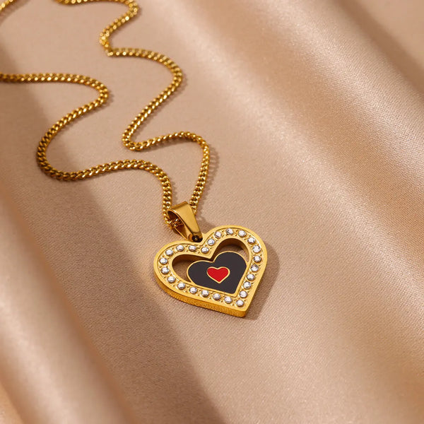 Hollow Heart Necklace