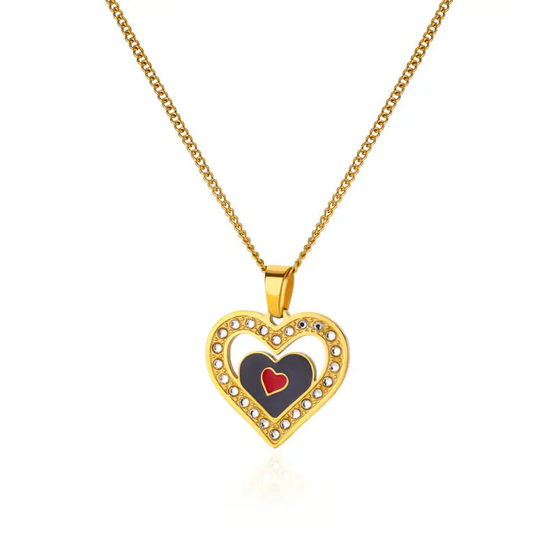 Hollow Heart Necklace