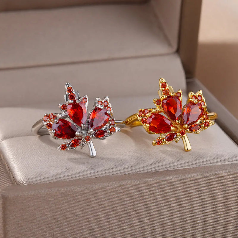 Maple Leaf Ring