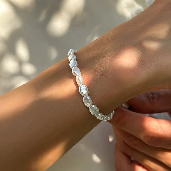 White Pearl Bracelet