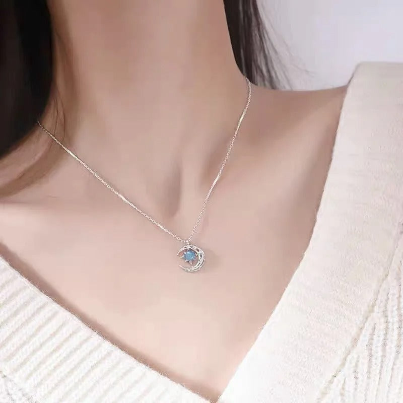 Moonlight Stone Collar Necklace