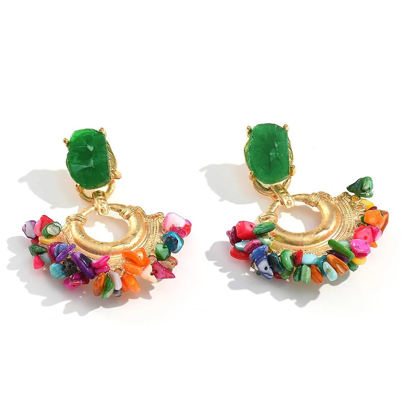 Vintage Rhinestone Drop Earrings