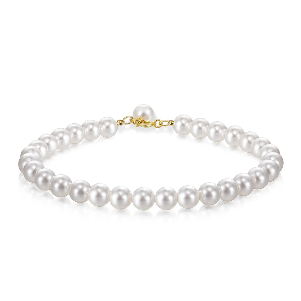 Sterling Silver Pearl Bracelet