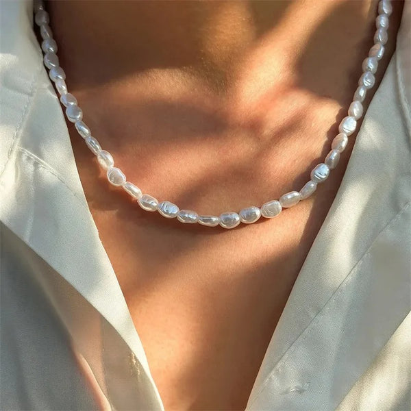 White Royal Pearl Necklace