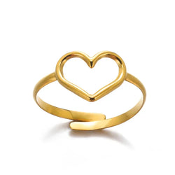 Gold Heart Ring